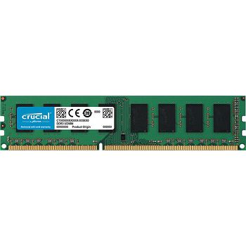 Crucial 4GB DDR3L-1600 UDIMM PC3-12800 CL11, 1.35V / 1.5V