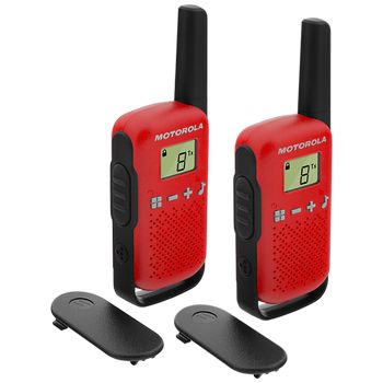 Motorola Walkie Talkie, domet 4 km, 16 kanala, crvena - TLKR T42 RD