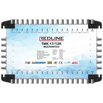 REDLINE Multišalter 4 satelita na 12 utičnica,kaskadni(bez adaptera) - TMK 17/12K