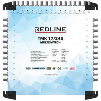 REDLINE Multišalter 4 satelita na 24 utičnica - TMK 17/24S