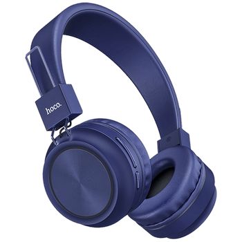 hoco. Slušalice bežične/žične, Bluetooth, 8h rada, mikrofon - W25 Promise Plave