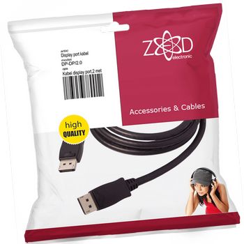 ZED electronic Kabel display port na display port, dužina 2.0 m - DP-DP/2.0