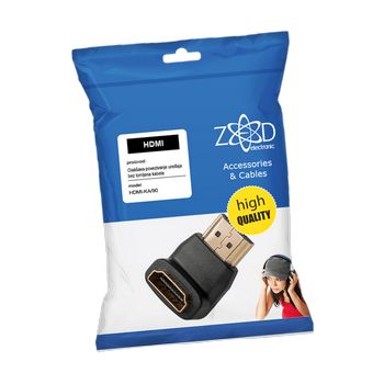 ZED electronic Adapter HDMI kutni 90° - HDMI-KA/90