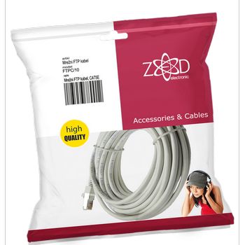 ZED electronic Mrežni FTP kabel, CAT5E, 10 met - FTPC/10