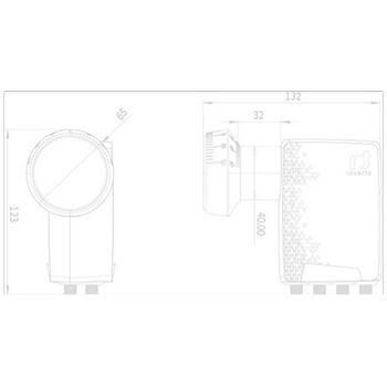 Inverto LNB Octo, sum 0.7 dB, vodonepropusan, 40 mm - IDLP-OCT410-PREMU-OPN