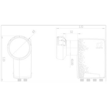 Inverto LNB Octo, sum 0.7 dB, vodonepropusan, 40 mm - IDLP-OCT410-PREMU-OPN