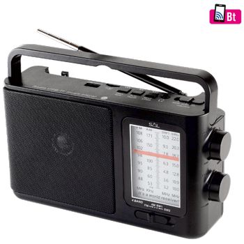 SAL Radio prijemnik + Bluetooth, 4u1, AM-FM-SW1-SW2 band - RPR 7B