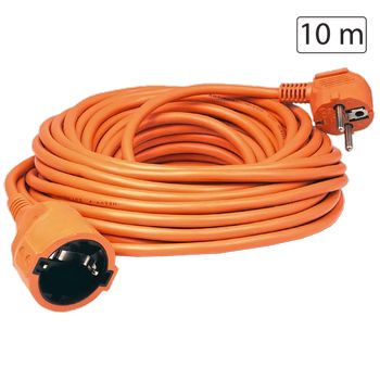 home Produžni strujni kabel 1 utičnica, 10m, H05VV-F 3G 1,5mm² - NV 2-10/OR/1.5