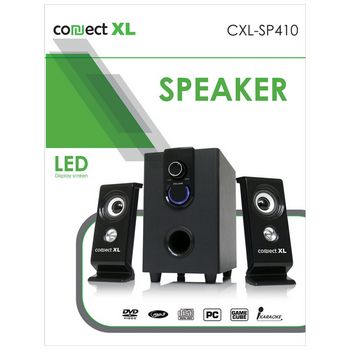 Connect XL Zvučnik, set,  2.1, AC 220V, crna boja - CXL-SP410