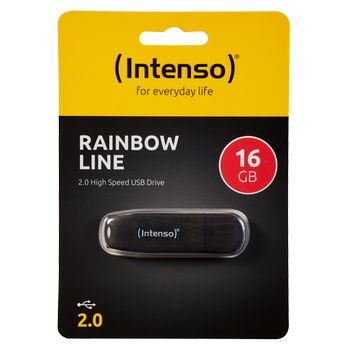 (Intenso) USB Flash drive 16GB Hi-Speed USB 2.0, Rainbow Line, CRNI - USB2.0-16GB/Rainbow
