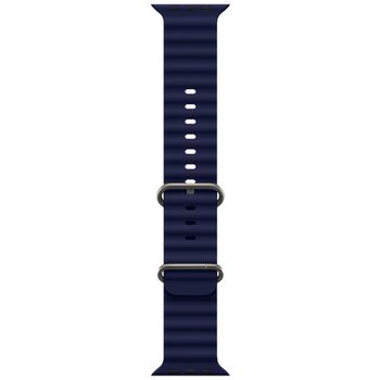 hoco. Silikonski remen za iWatch, 42/44/45/49mm, plava - iWatch WA12 Evening Blue