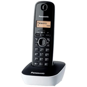 Panasonic Telefon bežični, LED display, bijelo/crni - KX-TG1611FXW