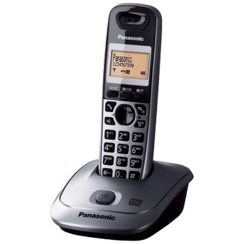 Panasonic Telefon bežični, DECT/GAP, 1.4" display 1.4, metalik siva - KX-TG2511FXM