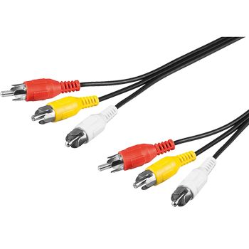 ZED electronic RCA kabel 1,0 metar, 3xRCA - AVK/1,0