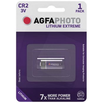 Agfa Baterija litijska CR2, 3V, blister pak. 1 komad - AF CR2