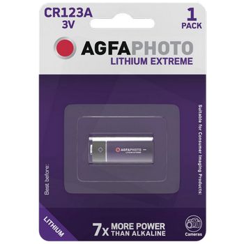 Agfa Baterija litijumska CR123A, 3V, blister 1 komad - CR123A B1