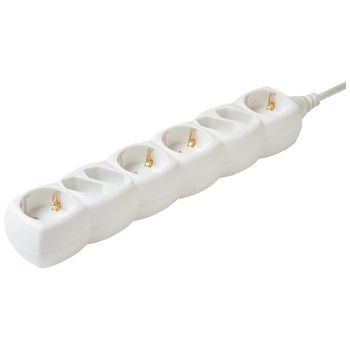 home Produžni kabel, 8 utičnica, 3 x 1.0 mm², 1.5met - NV 18/WH