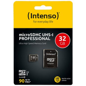 (Intenso) Micro SDHC/SDXC kartica 32GB Class 10, UHS-I +adapter, Pro - MicroSD 32GB Class10 UHS-I Pro