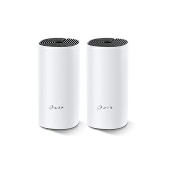 TP-Link AC1200 Deco M4 (2 pack) Mesh Wi-Fi, Dual-Band 300Mbps/867Mbps (2.4GHz/5GHz), 2×GLAN, 2×interna antena, Deco App