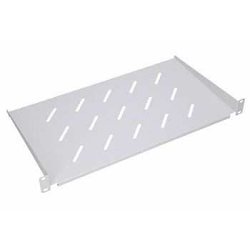 Extralink 1U 350mm Cantilever Shelf, Gray, for 19" wall cabinets