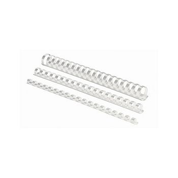 Fellowes plastic spirals 6 mm, white (for 10-20 sheets), 100 pieces