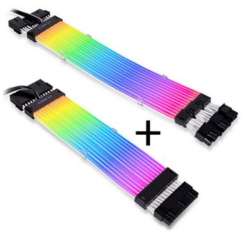 Lian Li Strimer Plus V2 RGB motherboard cable + Strimer Plus V2 Triple 8-Pin RGB VGA cable-GABU-322