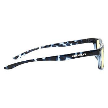 GUNNAR Optiks Cruz Kids Large computer glasses for children aged 8-12 - amber glass, dark blue CRU-09701