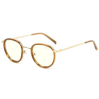 GUNNAR Optiks Atherton computer glasses - clear glass, gold ATH-02709