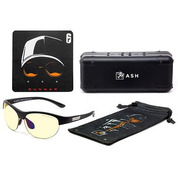 GUNNAR Optiks Ubisoft Ash-Edition computer glasses - Amber/React glass, black ASH-00101