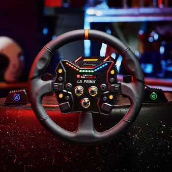 Asetek SimSports GT Rim - Round, Leder-40-035-0035017