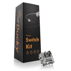 Ducky Kailh Midnight Pro Switches, mechanical, 5-pin, linear, MX-Stem, 45g - 110 pieces