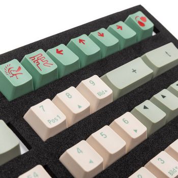 Ducky PBT Double-Shot Keycap Set Matcha - DE Layout DKSA109-DEPDMAEGGO1