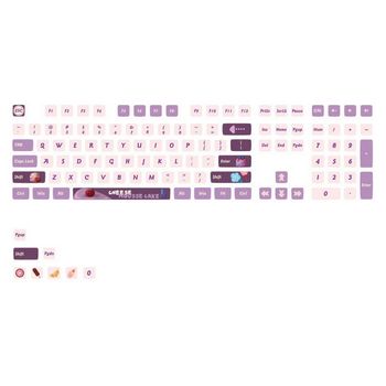 AKKO Blueberry Purple Pudding Keycap Set, ANSI - ASA Tastenprofil 6925758625999