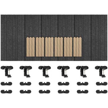 Streamplify ACOUSTIC PANEL - 6er-Pack, grau SPAB-AC6B2A0.41