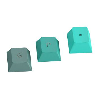 Glorious GPBT Keycaps - 115 PBT Tastenkappen, ISO, UK-Layout, Rain Forest GLO-KC-GPBT-RF-UK