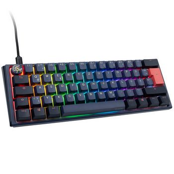 Ducky One 3 Cosmic Blue Mini Gaming Keyboard, RGB LED - MX-Ergo-Clear-DKON2161ST-EDEPDCOVVVC1