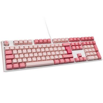 Ducky One 3 Gossamer Pink Gaming Keyboard, - MX-Ergo-Clear-DKON2108-EDEPDGOWWPC1