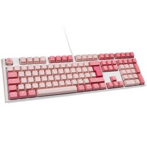 Ducky One 3 Gossamer Pink Gaming Keyboard - MX-Ergo-Clear