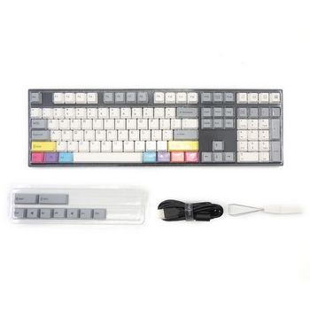 Varmilo VEA108 CMYK gaming keyboard, MX-Silent-Red, white LED - US layout A26A024A6A1A01A007