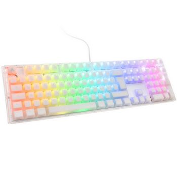 Ducky One 3 Aura White Gaming Keyboard, RGB LED - MX-Speed-Silver-DKON2108ST-PDEPDAWWWWC1