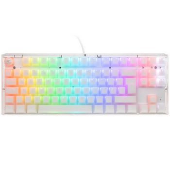 Ducky One 3 Aura White TKL Gaming Tastatur, RGB LED - MX-Speed-Silver-DKON2187ST-PDEPDAWWWWC1