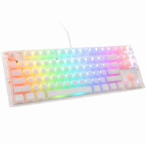 Ducky One 3 Aura White Gaming Keyboard, RGB LED - Kailh Jellyfish Y