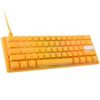 Ducky One 3 Yellow Mini Gaming Keyboard, RGB LED - MX-Black (US) DKON2161ST-AUSPDYDYYYC1