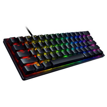 Razer Huntsman Mini Black Gaming Tastatur, Clicky Purple optical - schwarz-RZ03-03391700-R3G1