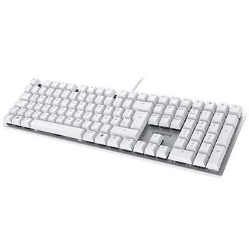 Cherry KC 200 MX Gaming Keyboard, MX2A Brown - white/silver-G80-3950LIBDE-1