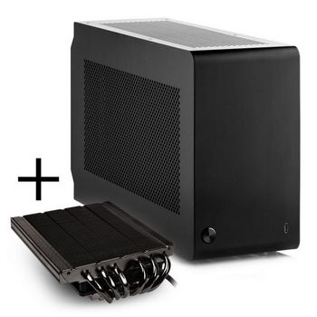 DAN Cases A4-SFX V4.1 - schwarz + Alpenföhn Black Ridge - 120mm-GEBU-217