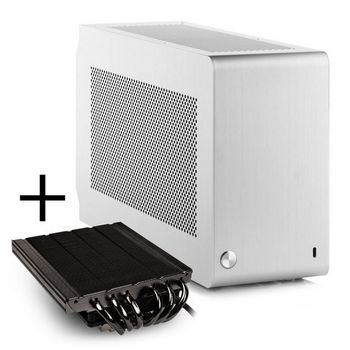 DAN Cases A4-SFX V4.1 - silber + Alpenföhn Black Ridge - 120mm-GEBU-218