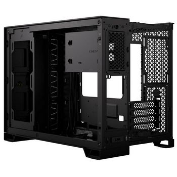 Corsair 2500D Airflow Micro-ATX Gehäuse, Tempered Glass - schwarz-CC-9011263-WW