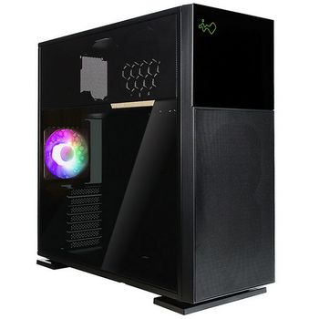 InWin 515 Midi-Tower Tempered Glass - black IW-CS-515BLK-1AL120