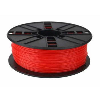 Gembird PLA filament for 3D printer, Fluorescent Red, 1.75 mm, 1 kg